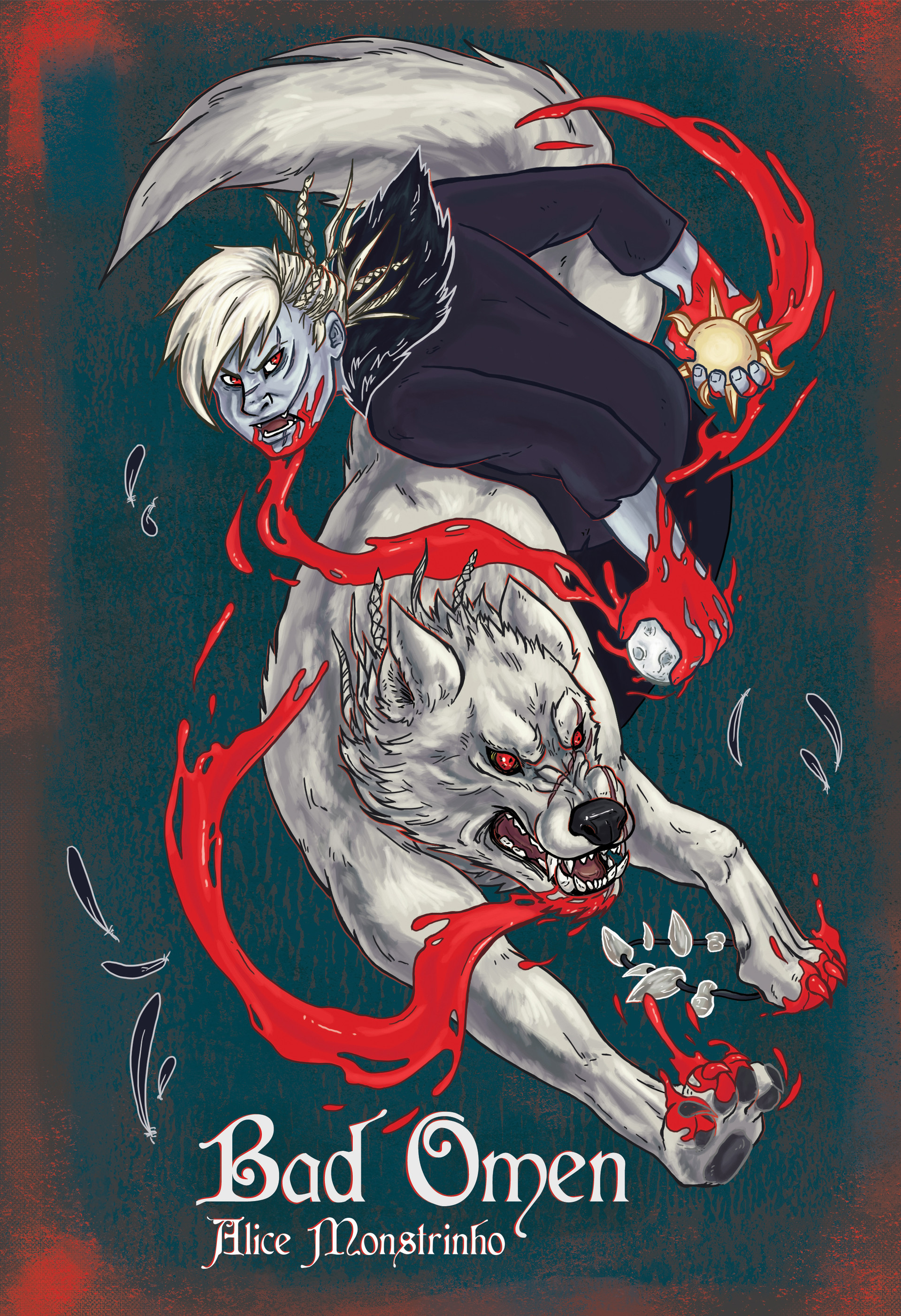 Artstation Bad Omen Cover Alice Monstrinho