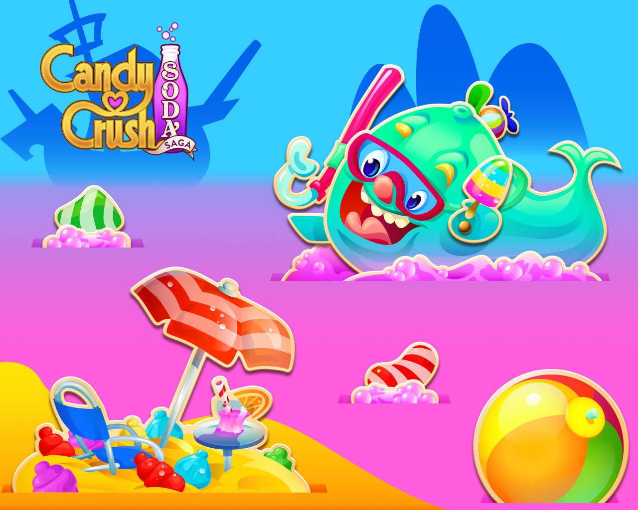 Caspar Swahn - Candy Crush Soda Saga Characters, Assets and Backgrounds