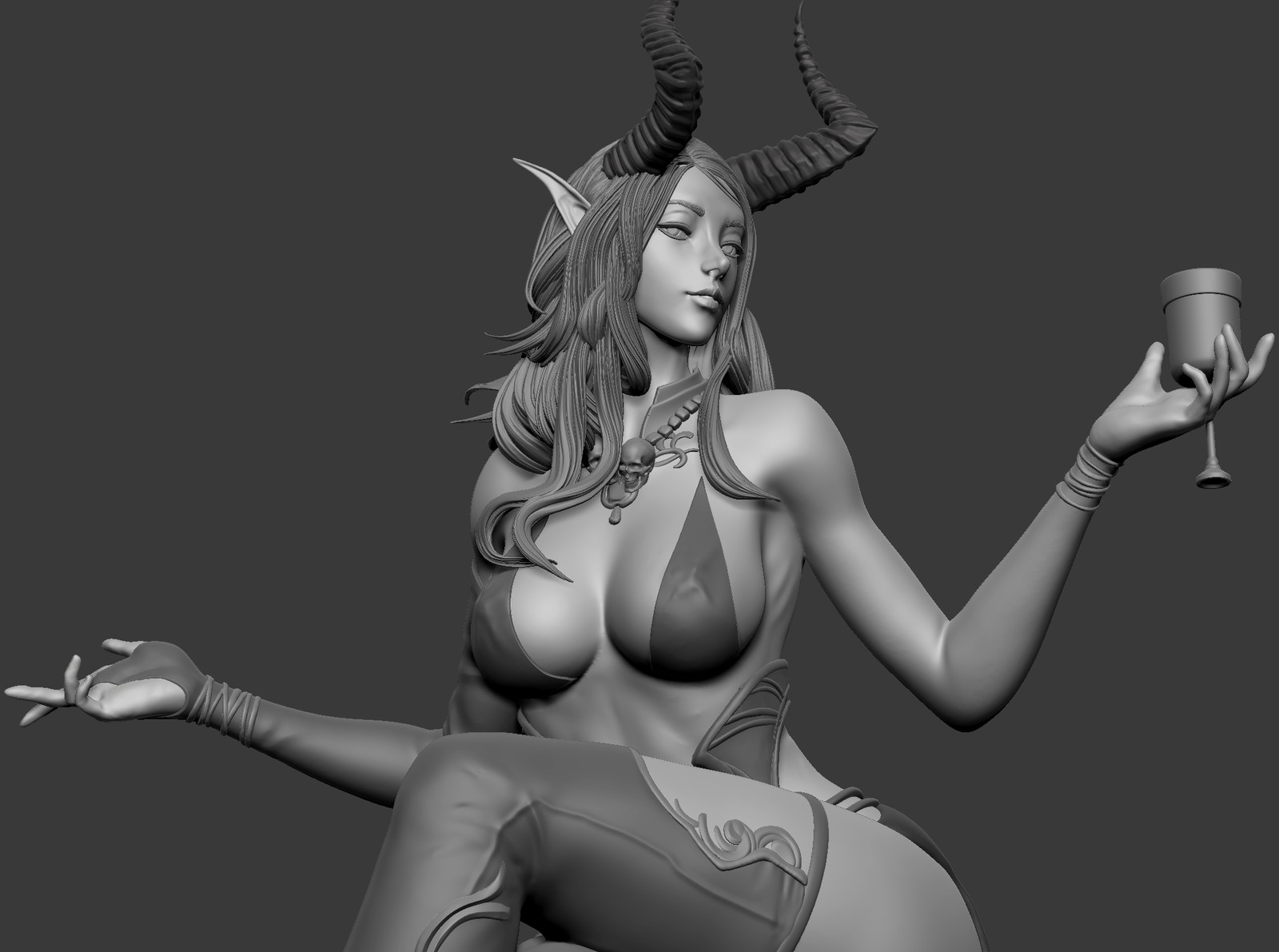 Evil woman....WIP: private commission work