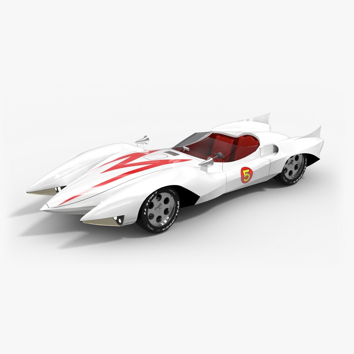 Artstation Mach 5 Speed Racer Car 3d Model Oleksii Sergiyovych