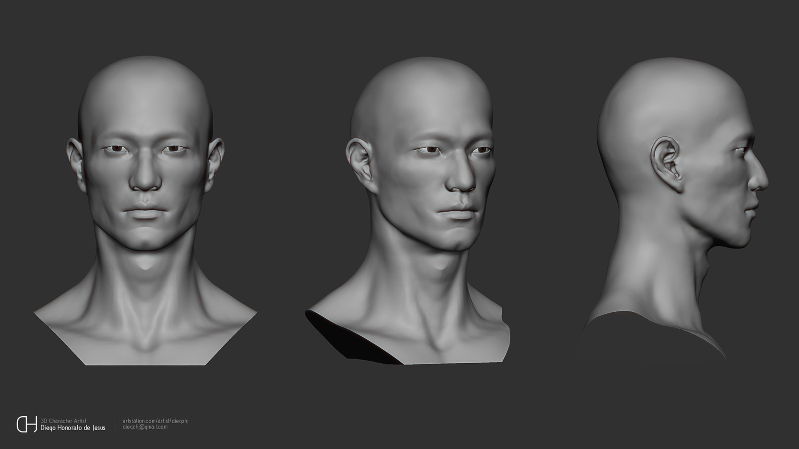 I've used Daniel Liu's head as a reference
