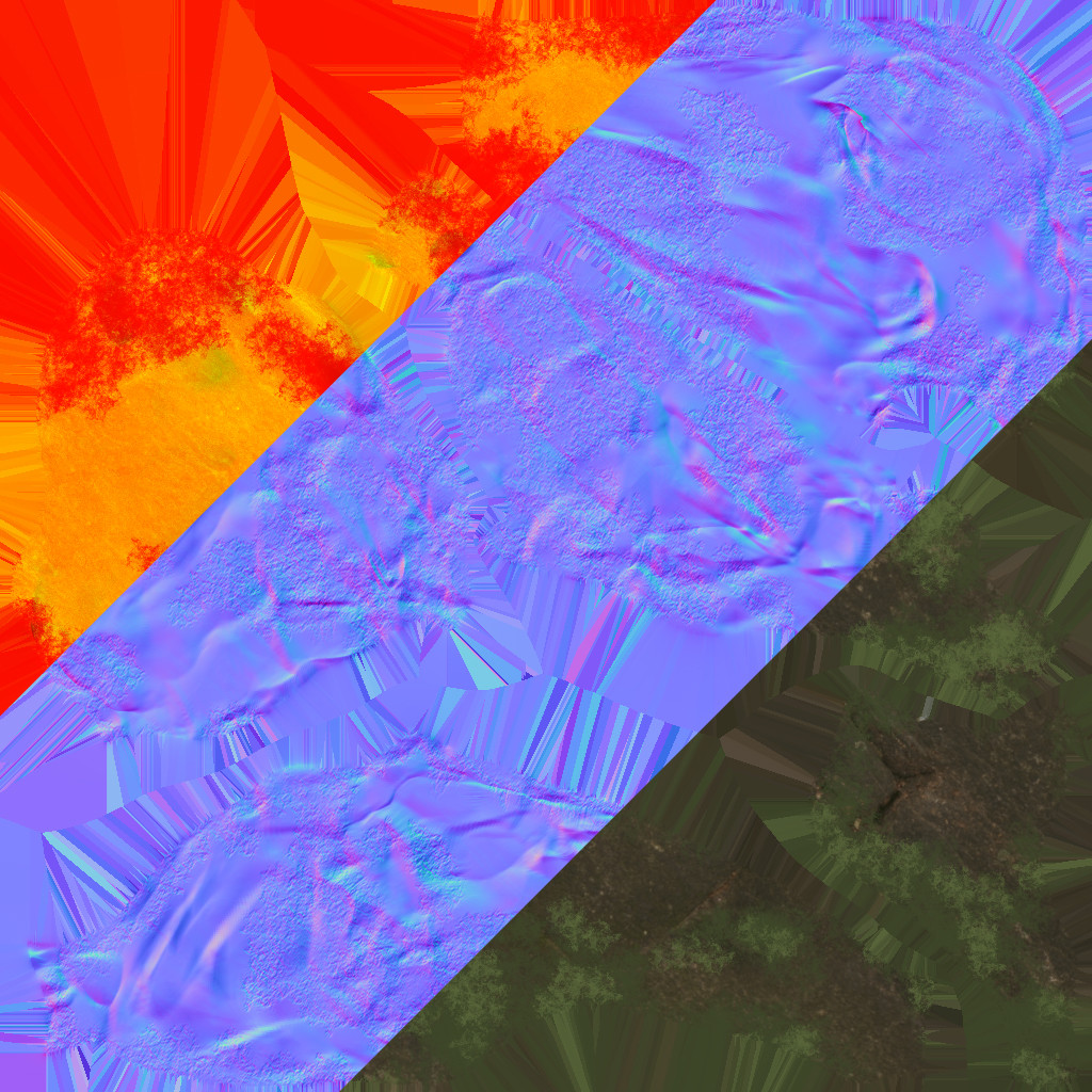 Exterior rock textures