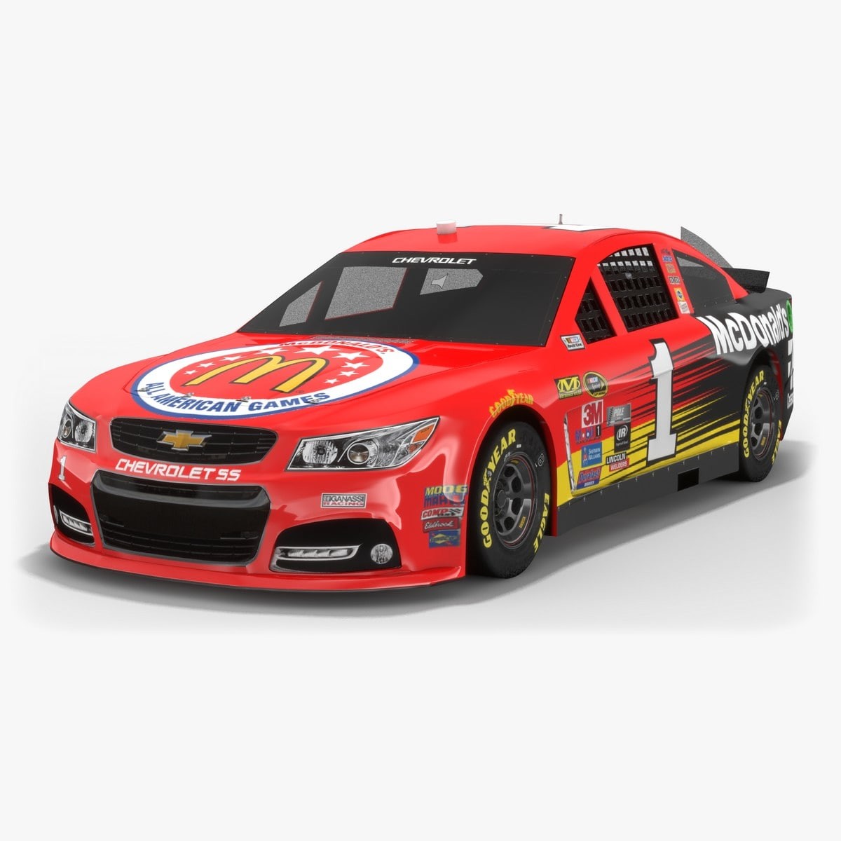 ArtStation Chip Ganassi Racing Jamie McMurray NASCAR Season 2017 3D model