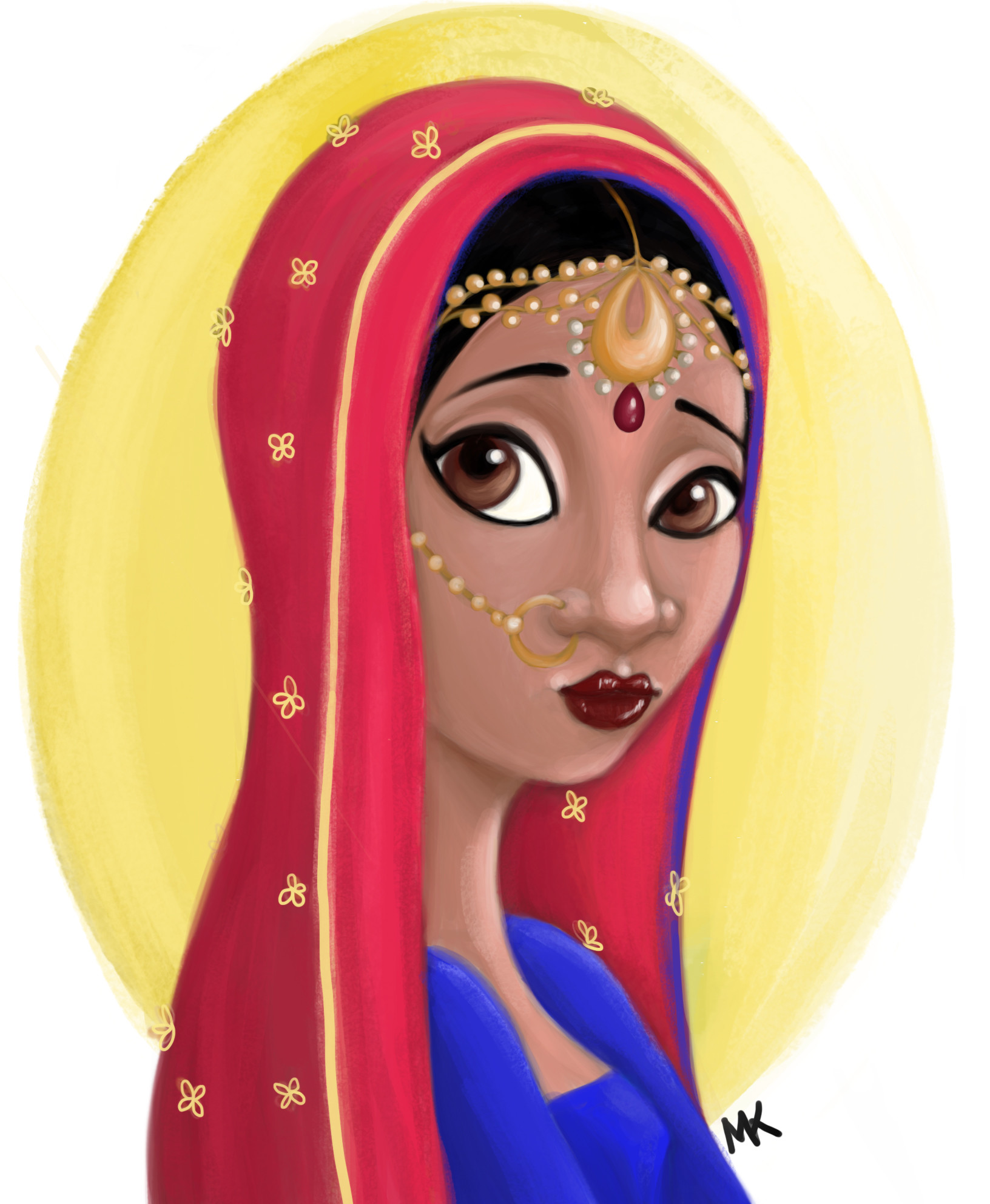 ArtStation - Indian woman