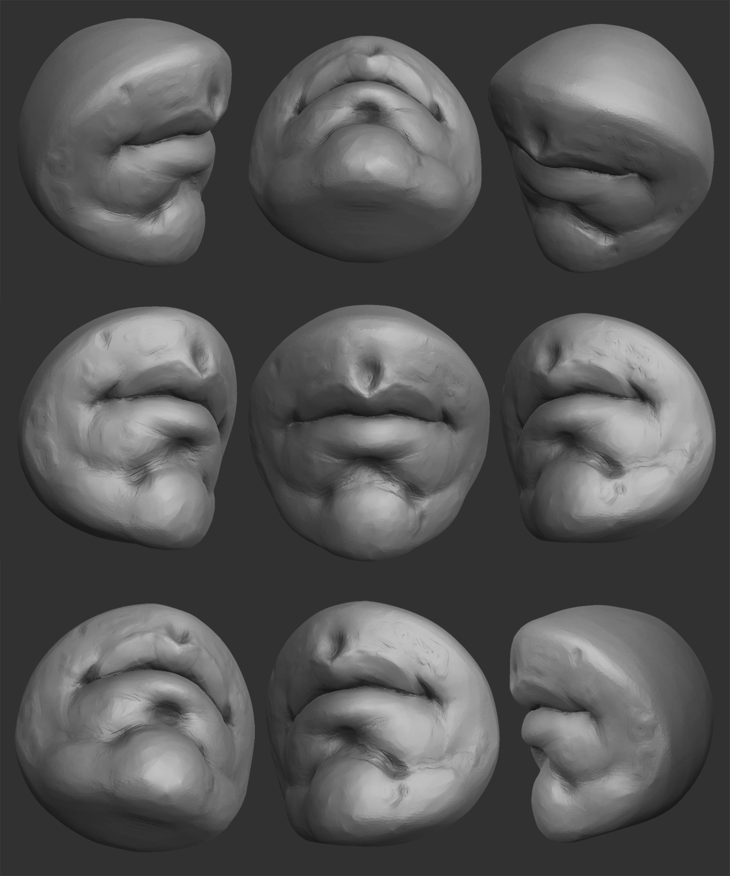 Mr. Mouth - How To Sculpt The Mouth In Blender_BY Yanal Sosak Sculpt Sculpt,Mouth,Blender