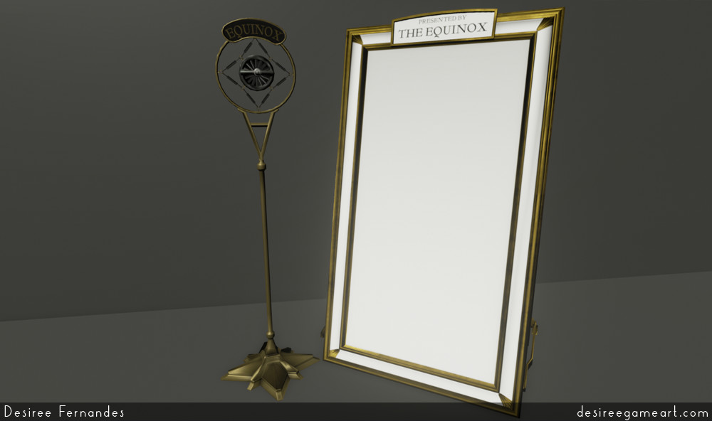 Props displayed in UE4