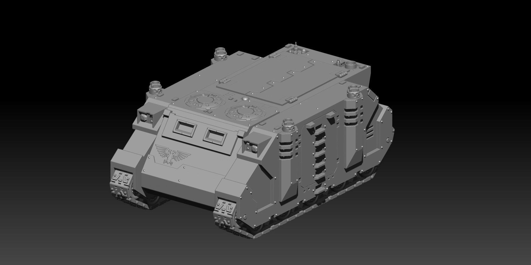 ArtStation - 40K Rhino APC