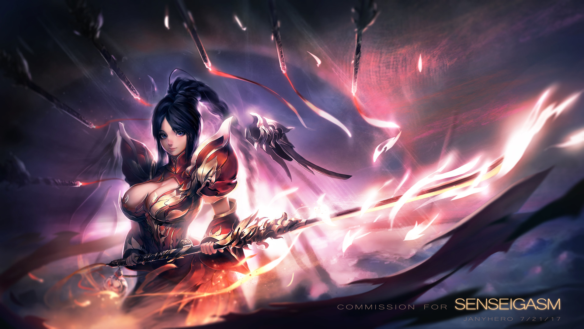Artstation Blade And Soul Commission Hien Dang