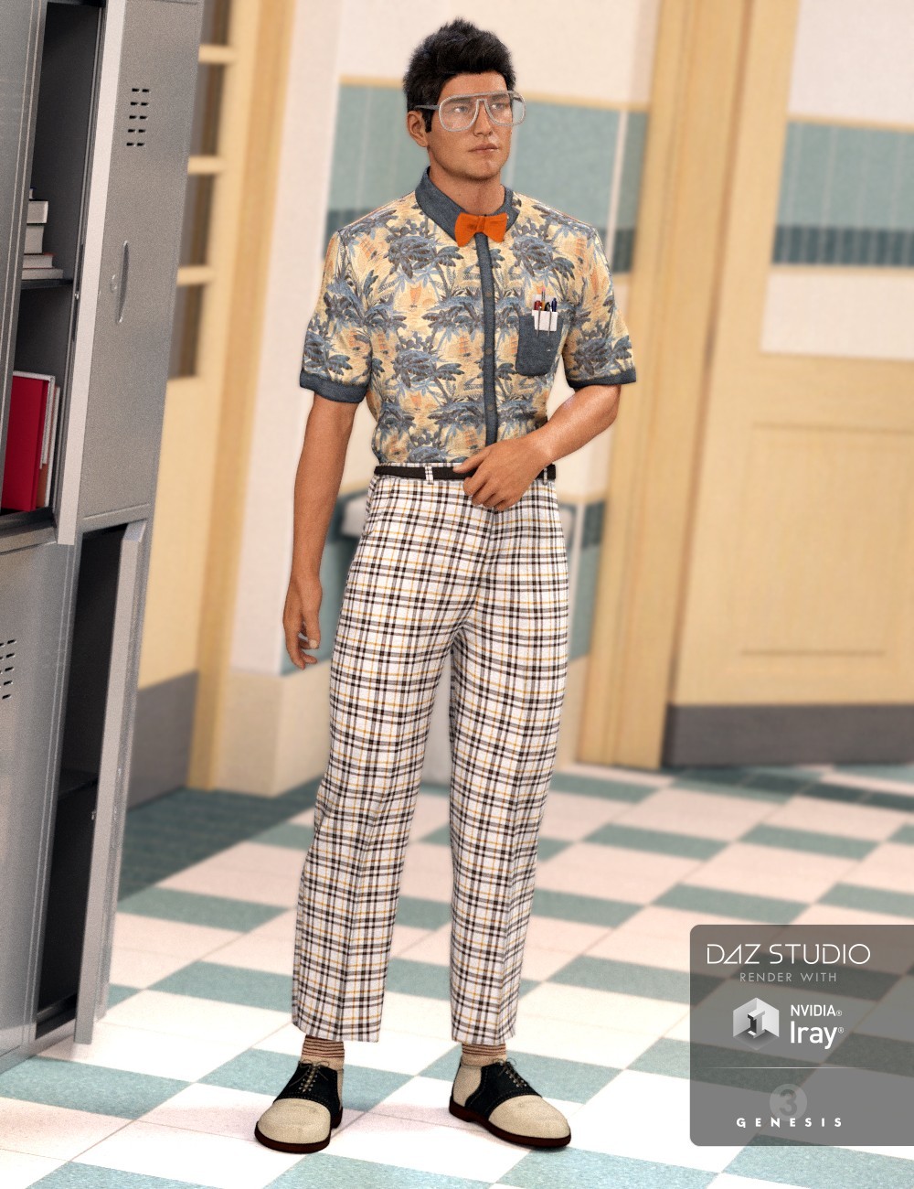 Artstation Nerdy Guy Outfit For Genesis 3 Male Lisa Nikisatez