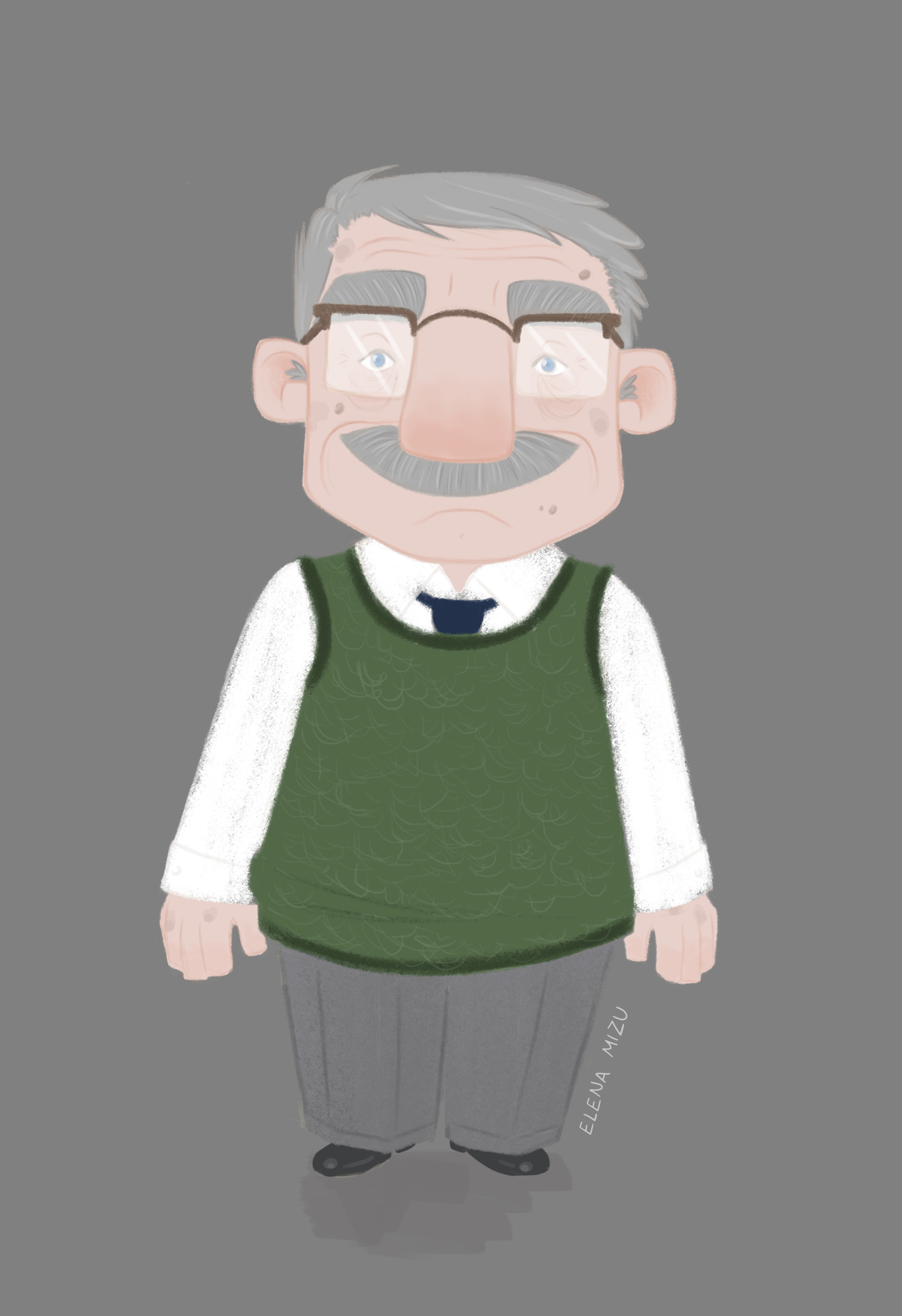 Artstation Old Man Concept Art Elena Mizu,Girls Sketches