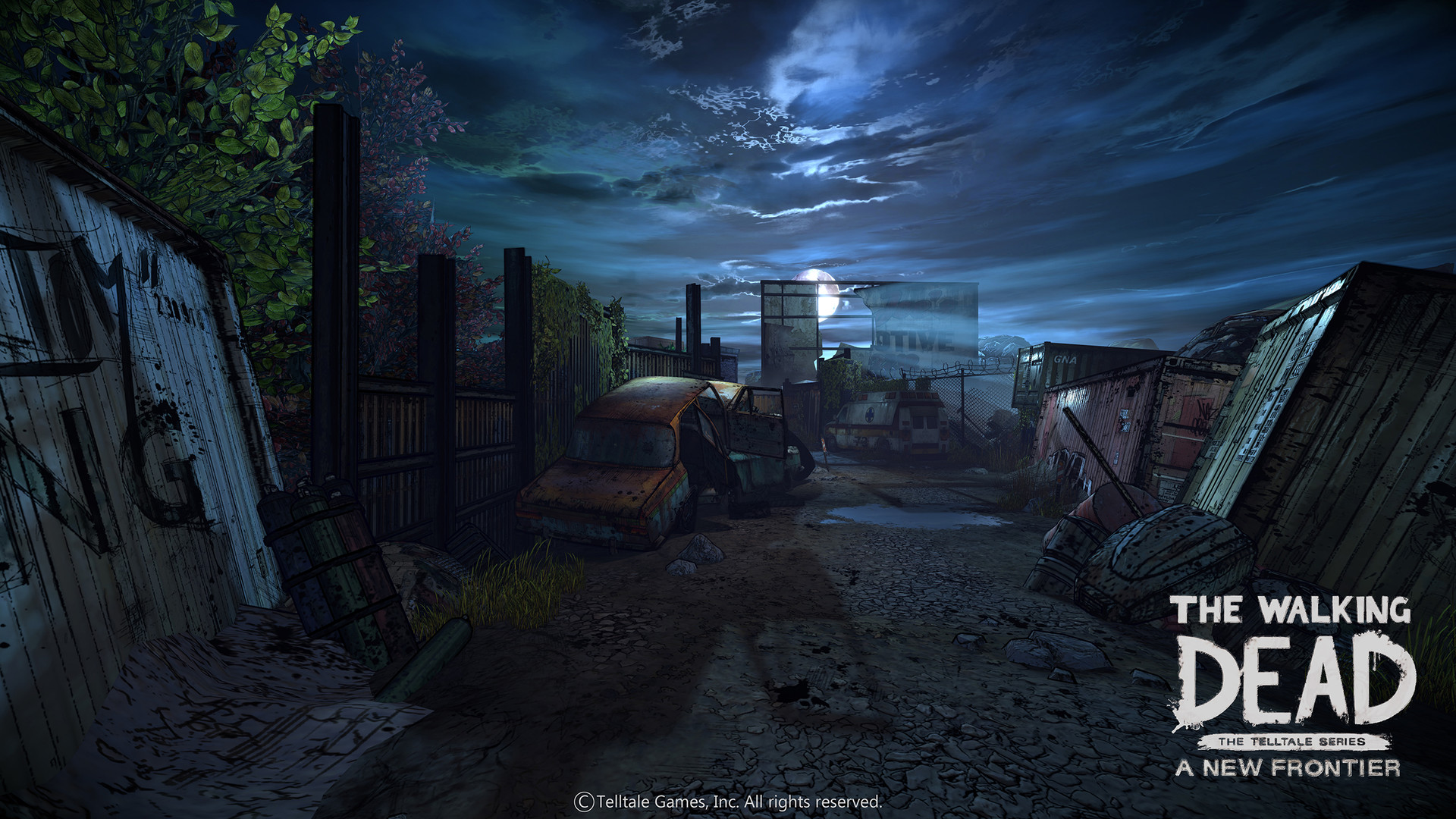 Dan Wallace The Walking Dead A New Frontier Environment Art