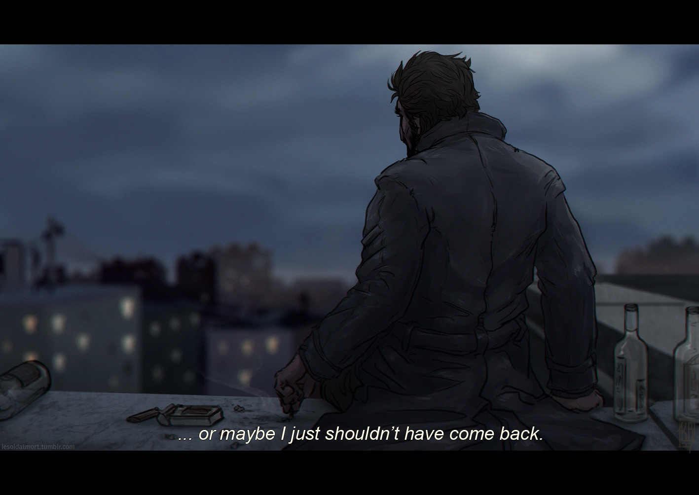 'Return to Moscow' episode illustration from Vlad's story.