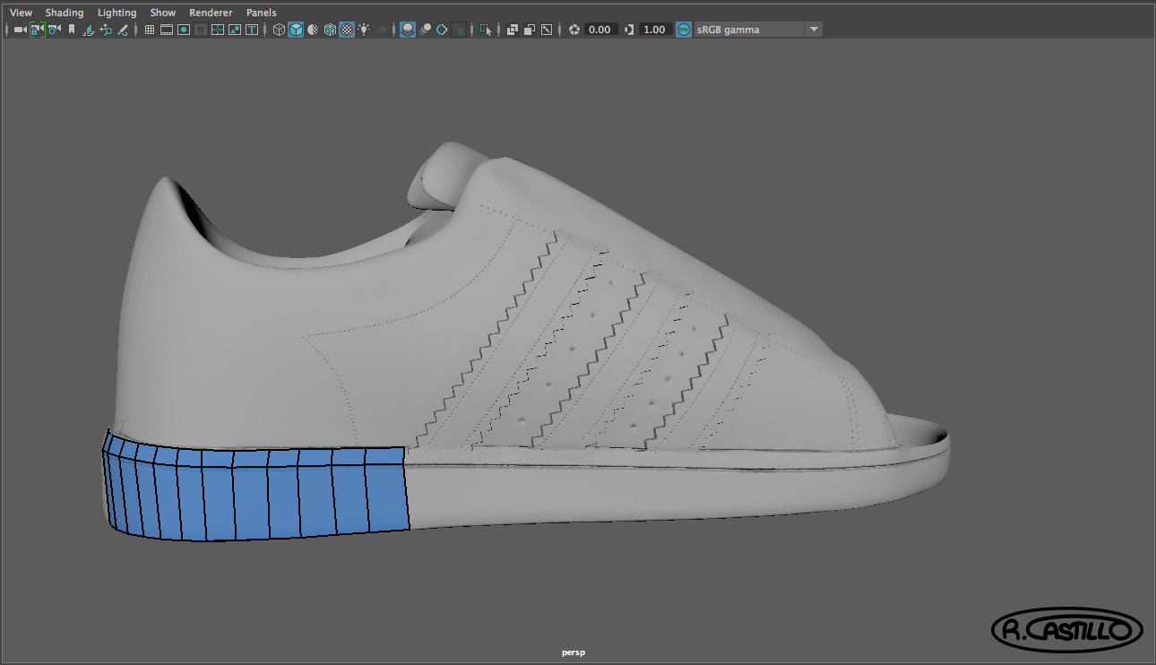 Adidas shoes 3d model viewer online