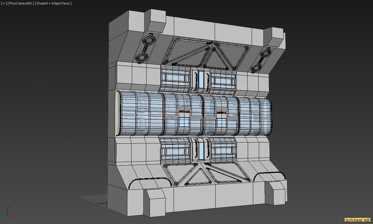 first modeling tests in 3ds max
