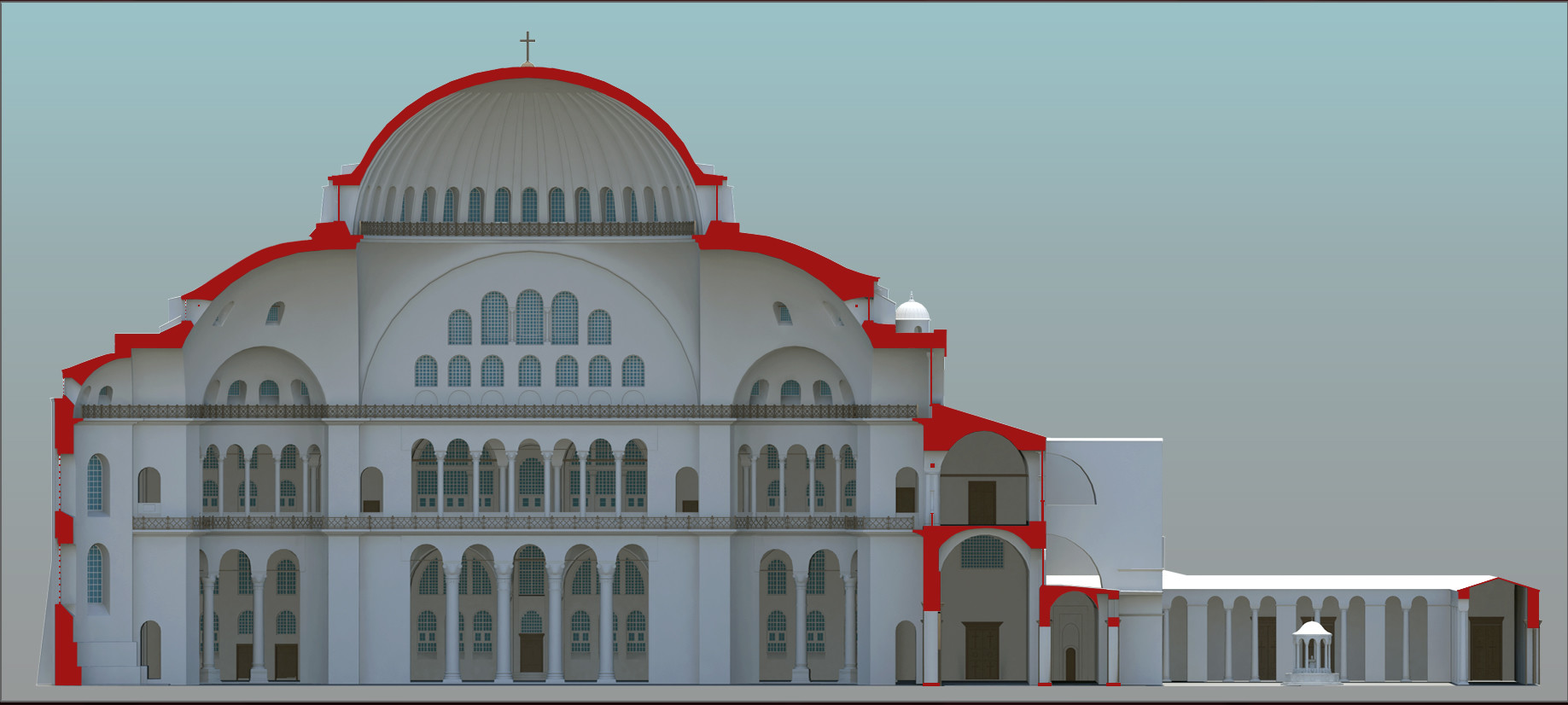 Artstation Hagia Sophia Byzantine Era Andrey Padenkov
