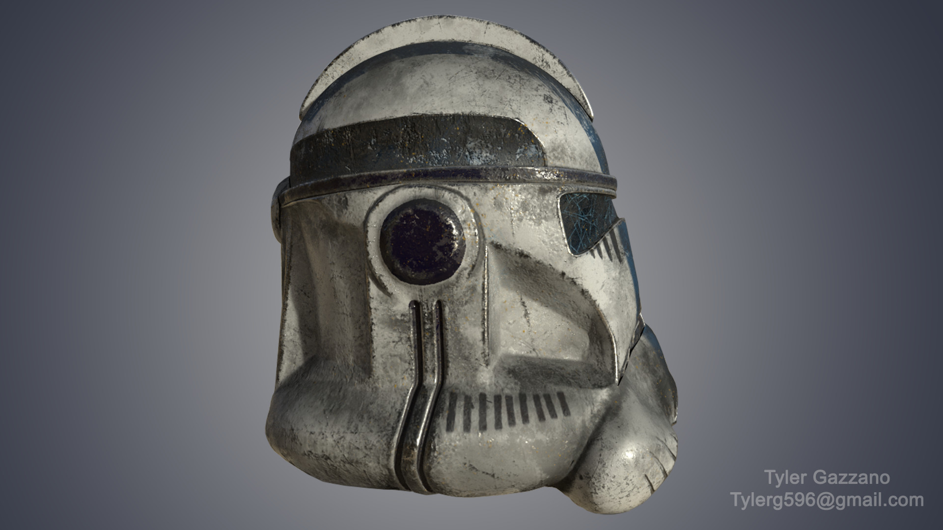 Tyler Gazzano Phase 2 Clone Trooper Star wars clone trooper phase ii helmet 501st battalion. tyler gazzano phase 2 clone trooper
