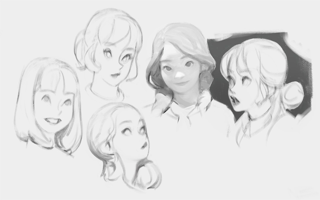 ArtStation - portraits study