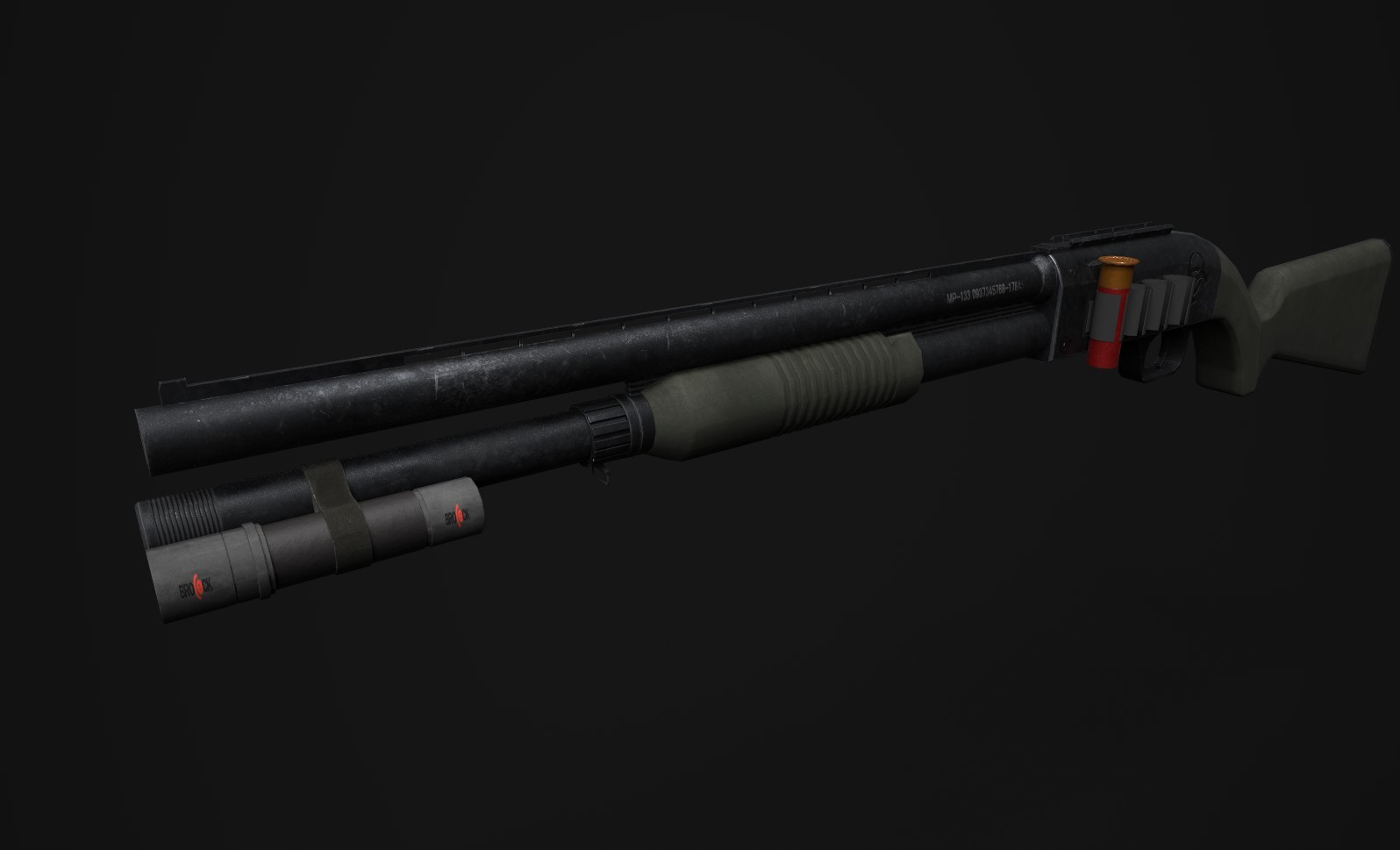 Artstation Mp 133 Shotgun Praveean Es