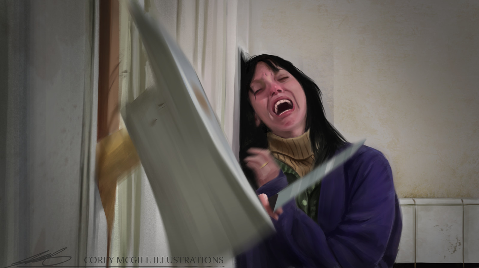 Color/Value Study 3 - The Shining