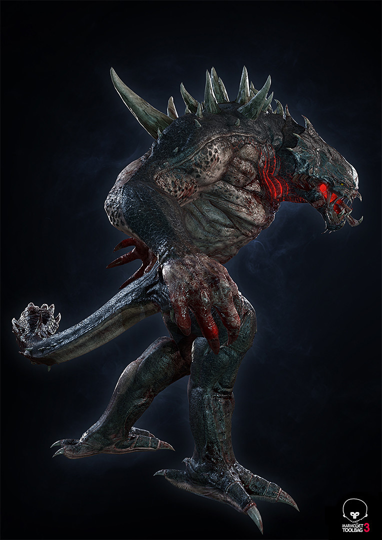 Artstation Fan Art Evolve Goliath Pokpong Popinate