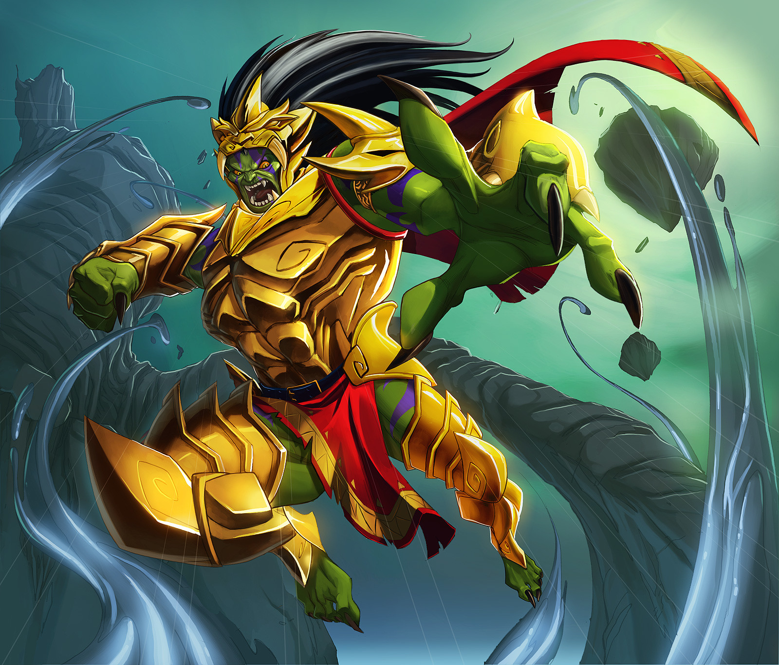 Artstation - Chaotic Trading Card Game: Maxxor, Defender Of Perim