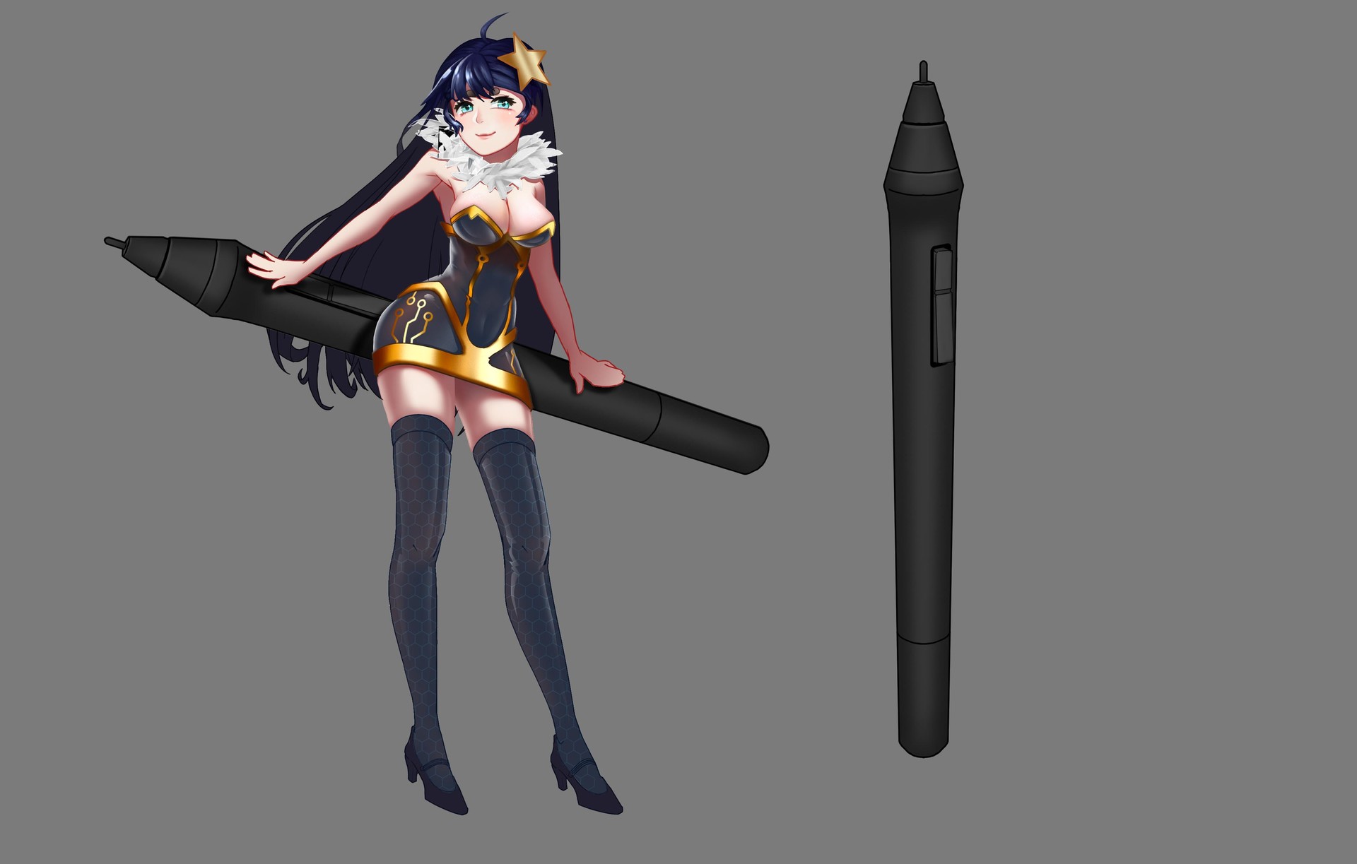 Akali 一些看板娘的设计 Akali 一些看板娘的设计