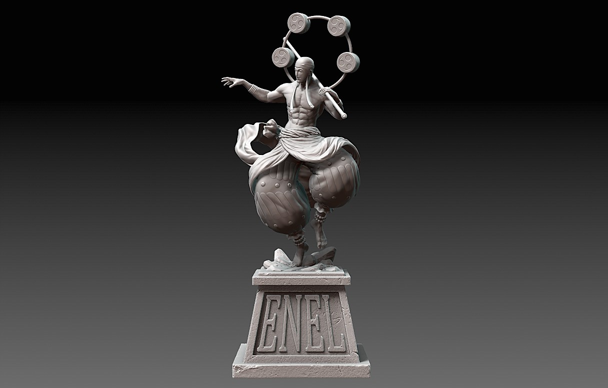 Artstation Fan Art Enel From One Piece Jei Wang