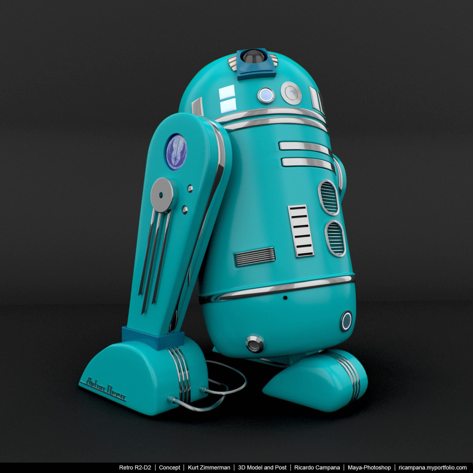 ArtStation - Retro R2-D2