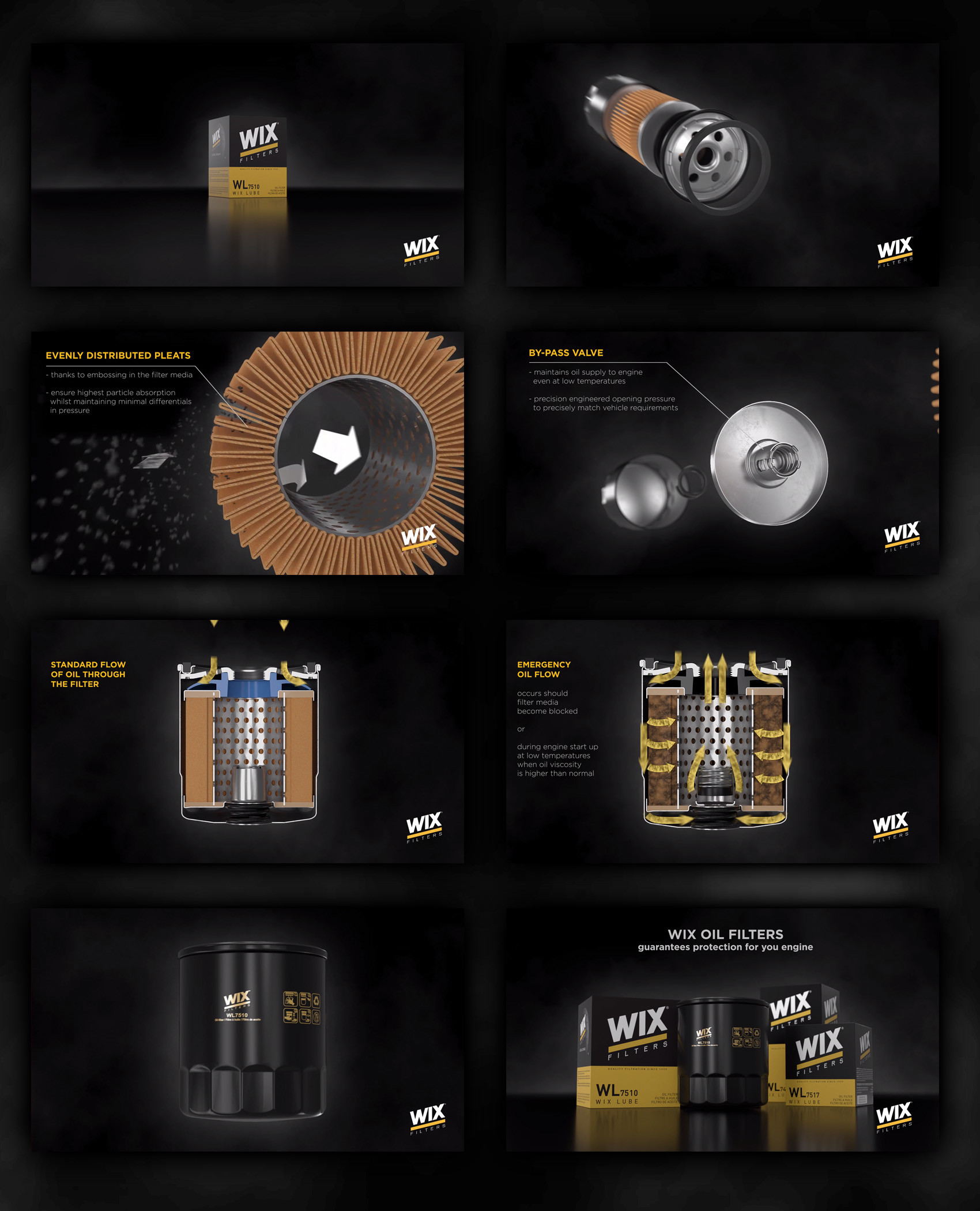 ArtStation - WIX filters - oil filters animation