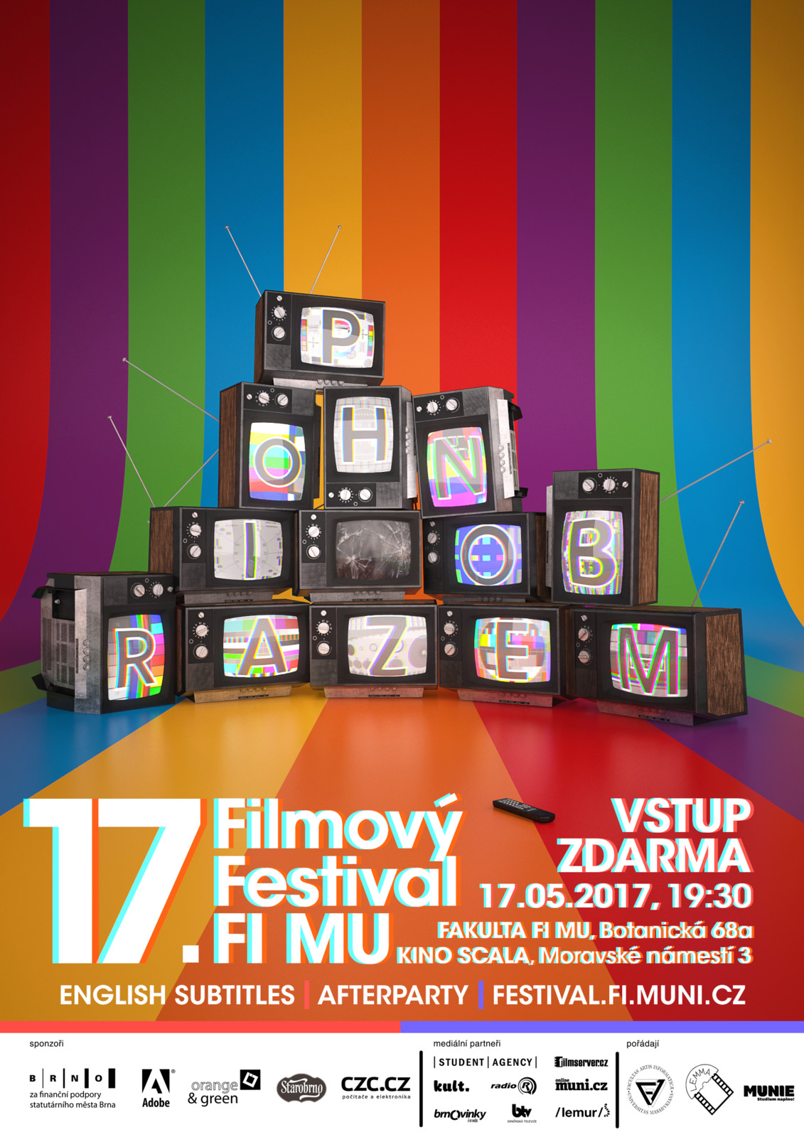 Poster Concept for 17th Film Festival of the Faculty of Informatics