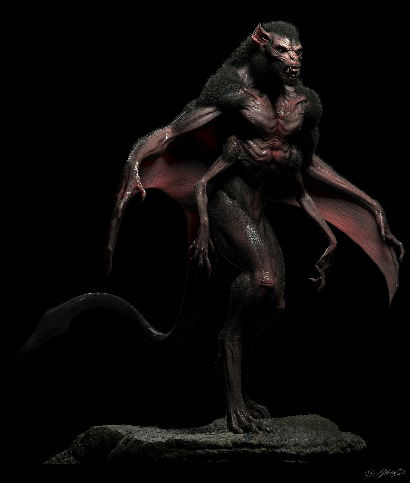 Concept Art Workshop Demo: Bat Creature