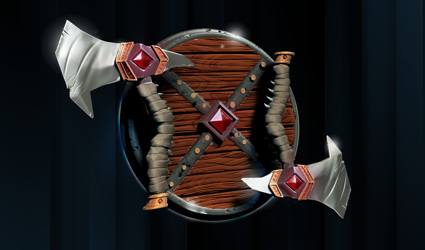 ArtStation Hatchet and Shield