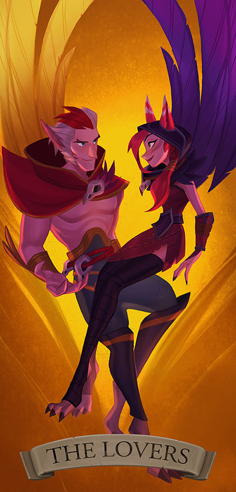 Artstation League Of Legends Rakan Xayah Miacat Miacat