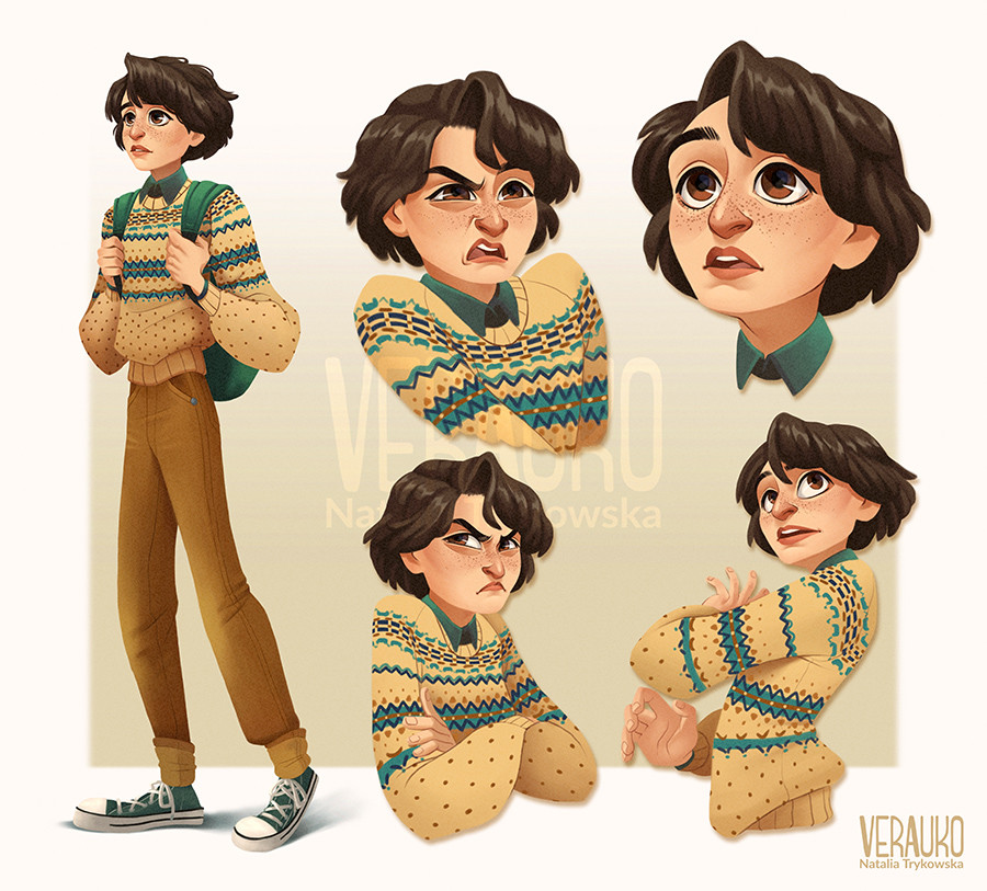 Natalia Verauko Trykowska Mike Wheeler Character Study