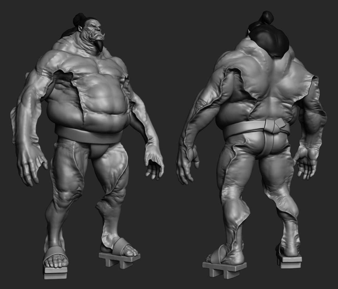 Artstation Jinbei Wip One Piece Fanart Ronald Gebilaguin