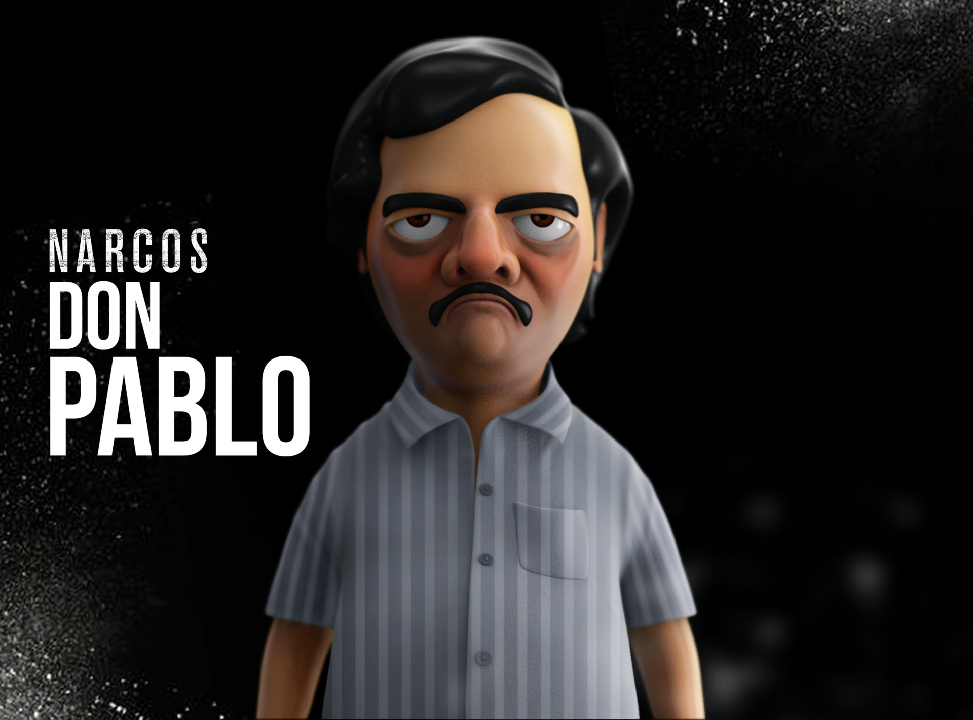 Artstation Caricature Of Wagner Moura As Pablo Escobar