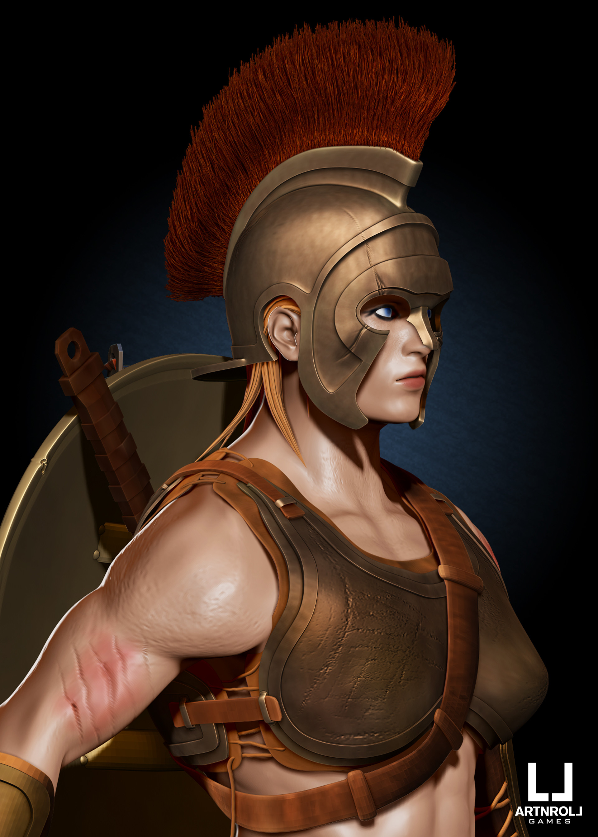 Artstation Amazon Warrior Alex Papadopoulos