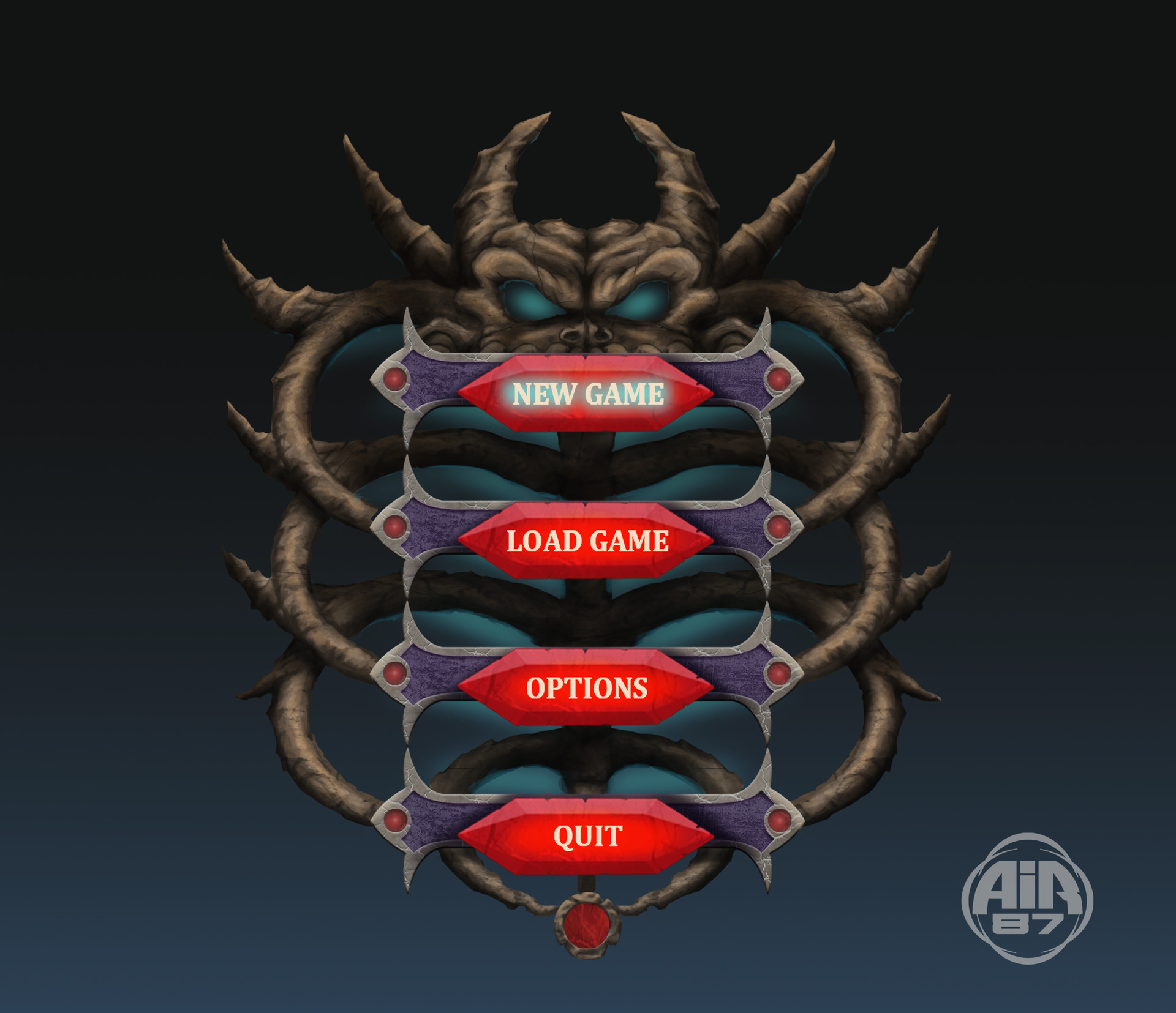 ArtStation - Game Design - Menu - UI