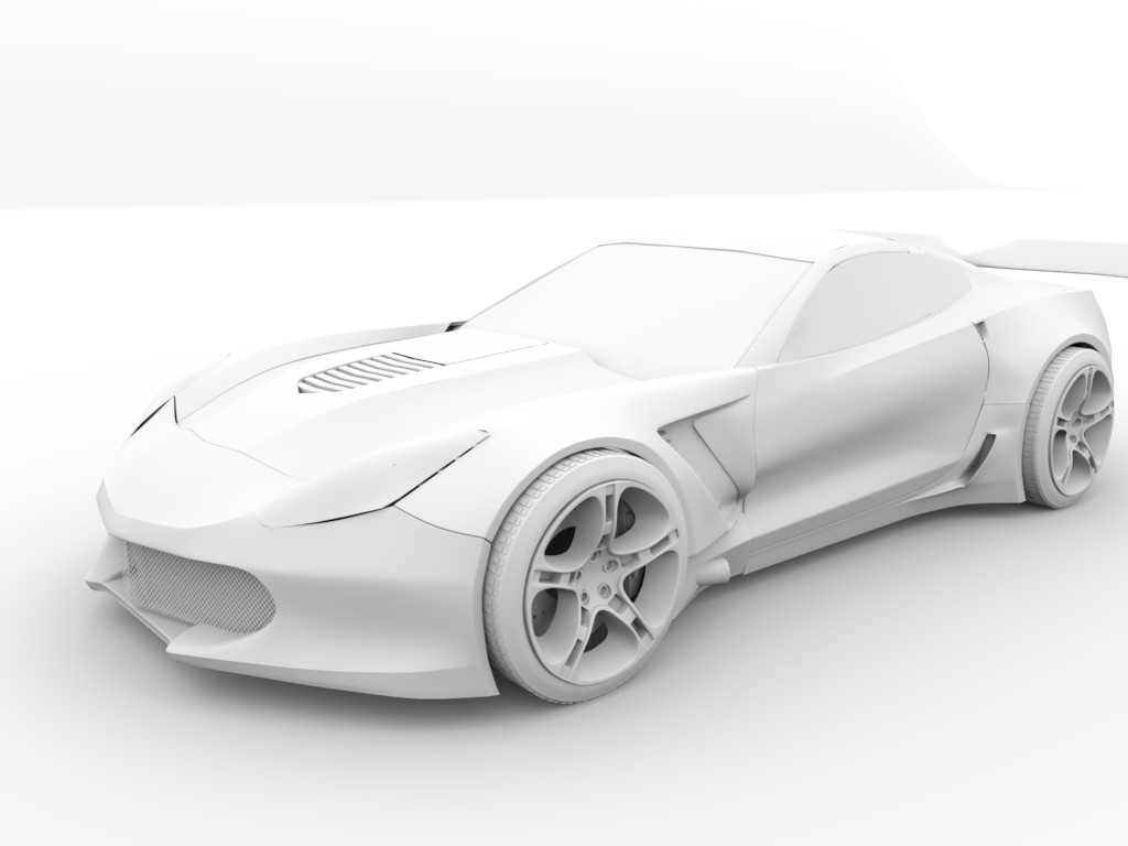 3d model render 