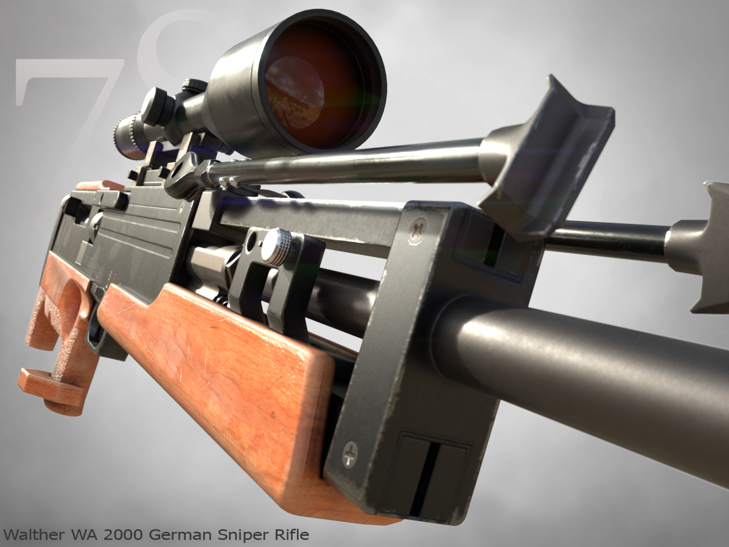 Artstation Wa 00 Sniper Rifle David Sedlak