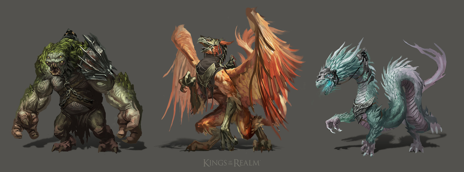 Tier 6 troops. Troll (Dwarf), Gryphon (Human), Basilisk (Elf).