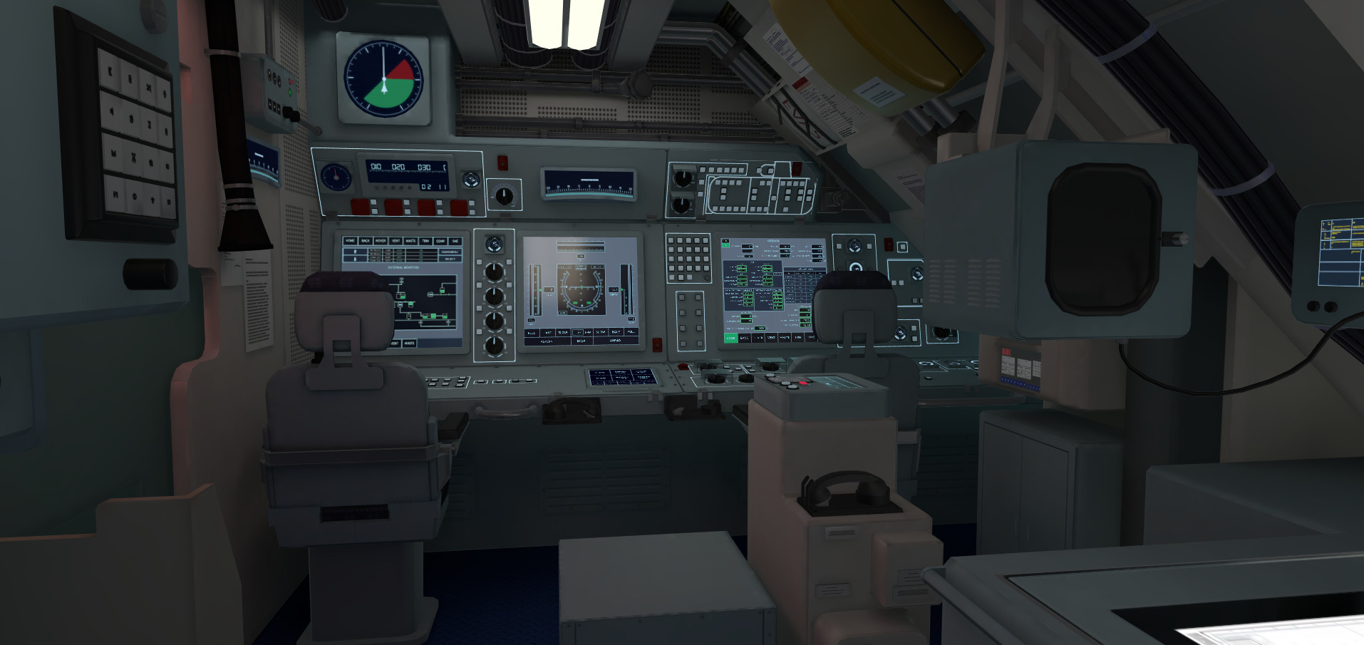 Stuart Cooper Submarine Control Room Vr Simulation