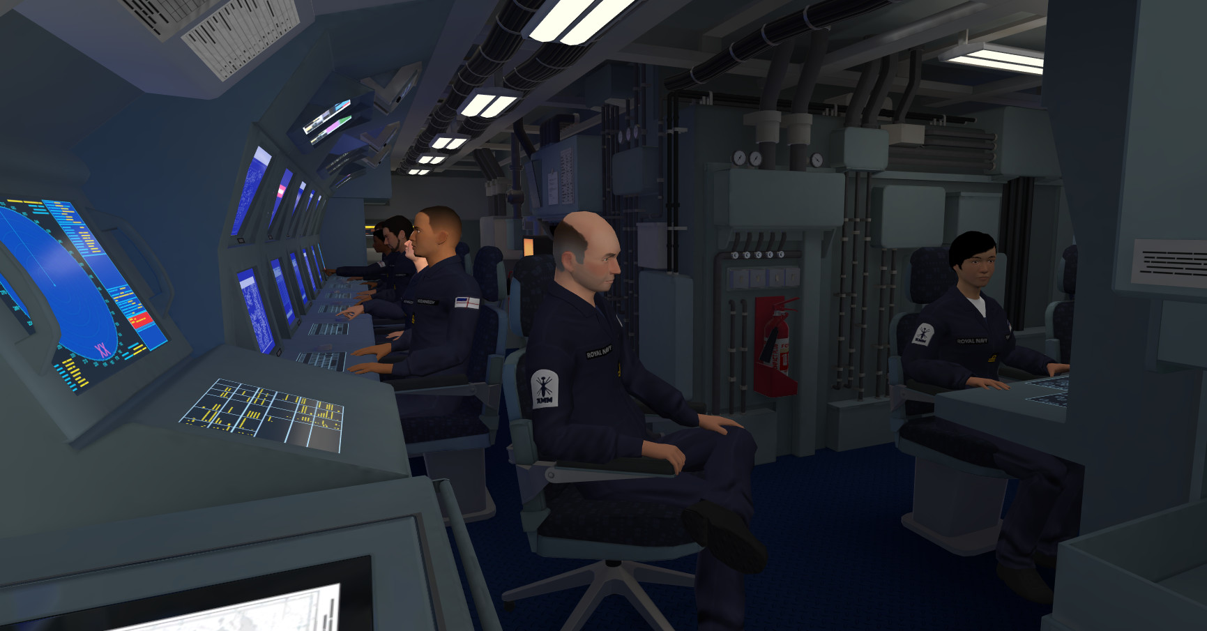 Artstation Submarine Control Room Vr Simulation Stuart Cooper