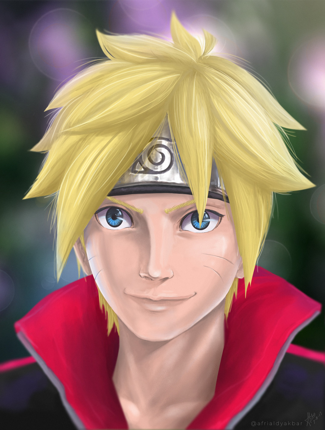 Afr Akbar Uzumaki Boruto Fanart