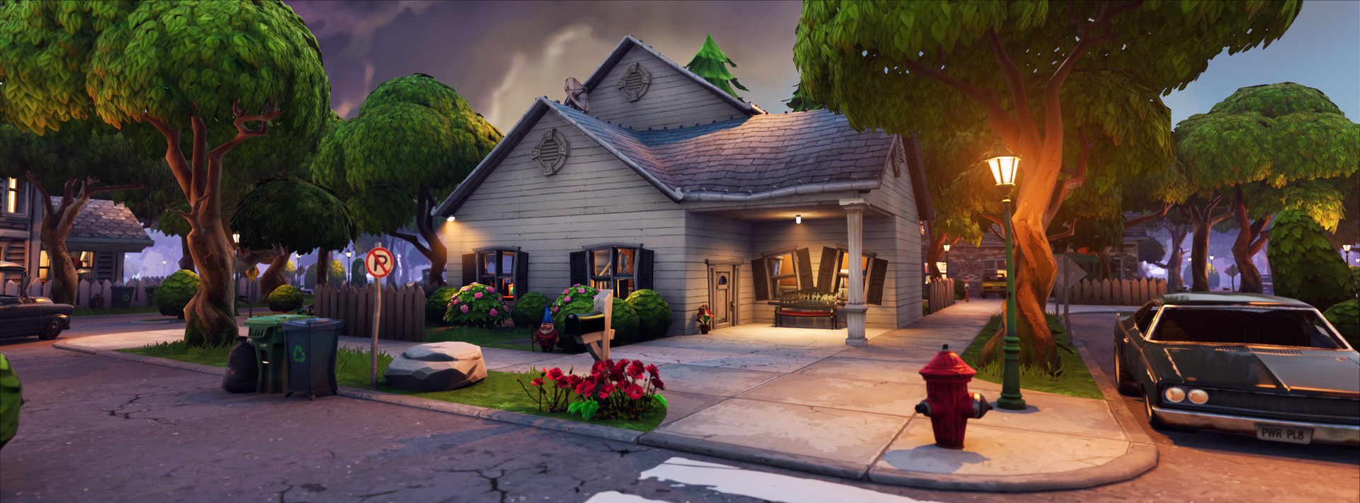 ArtStation Fortnite Suburbia