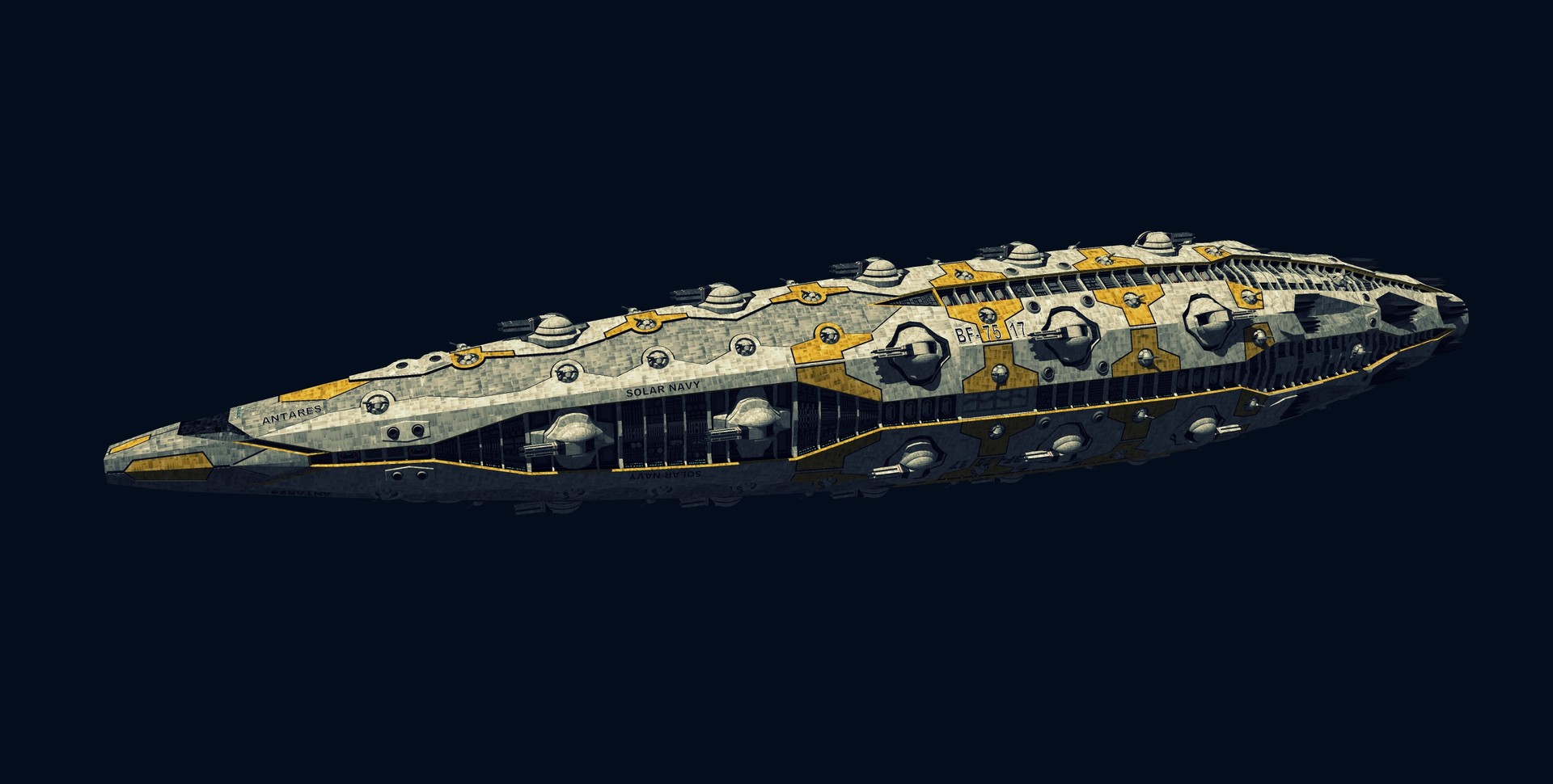 ArtStation - space warship