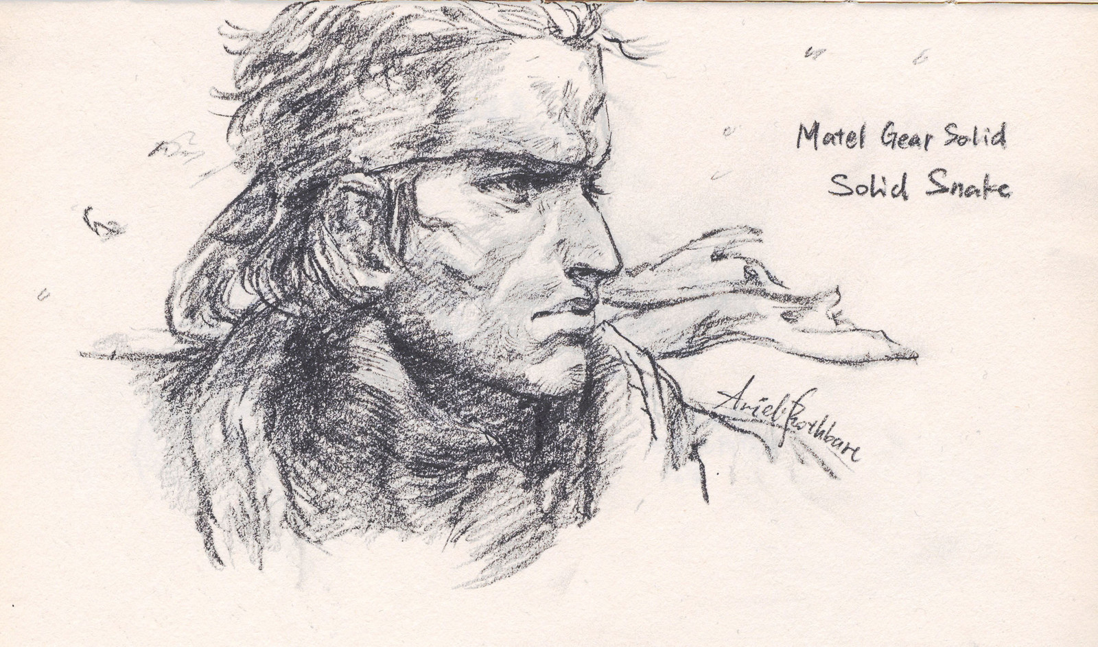 Solid Snake (pencil)
