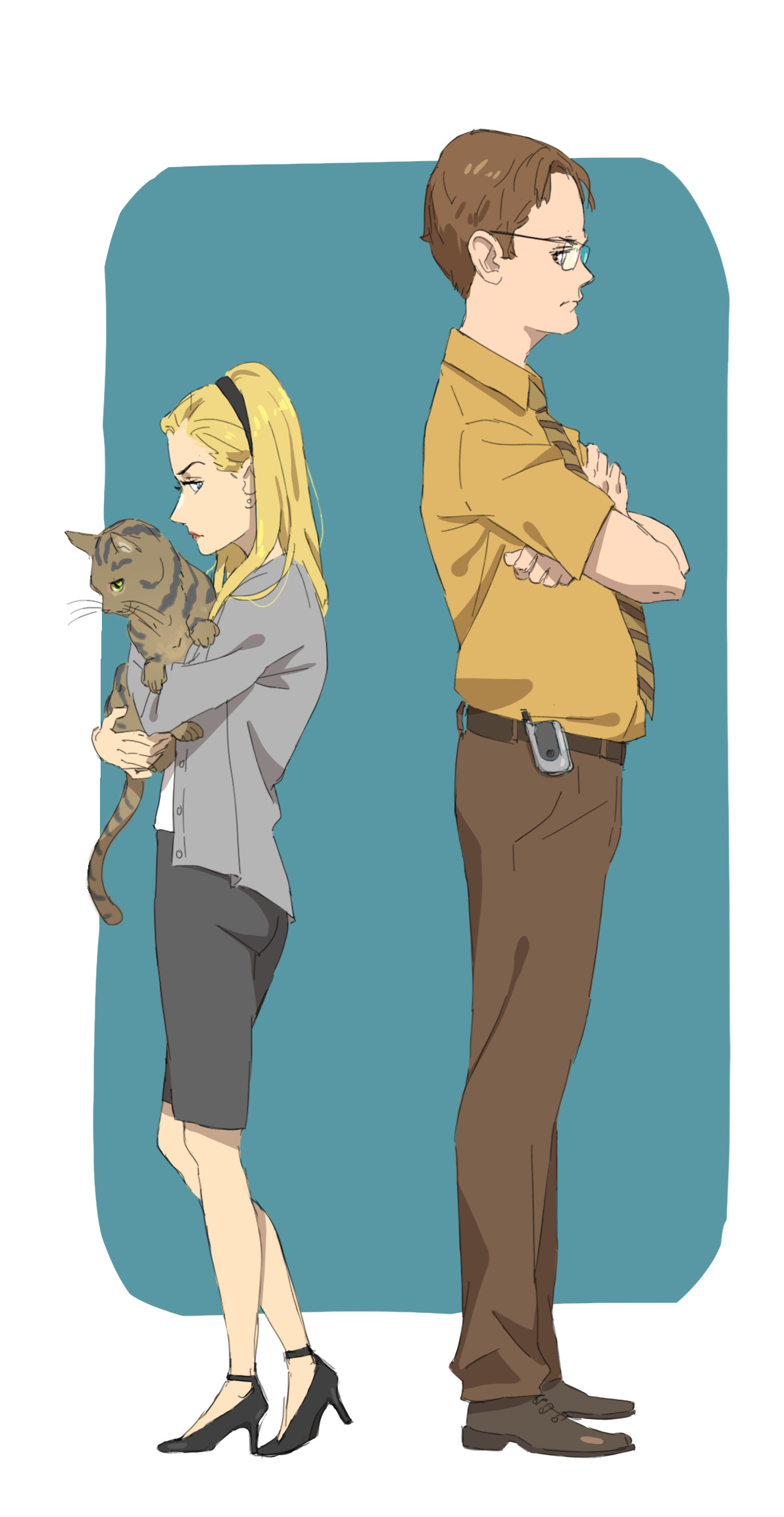 Artstation dwight and angela