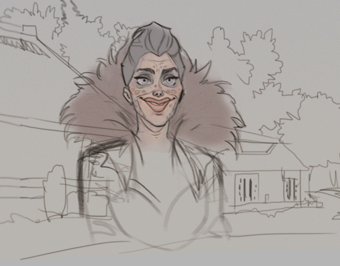 Sansho Artstation Final Pam Sketch Animation