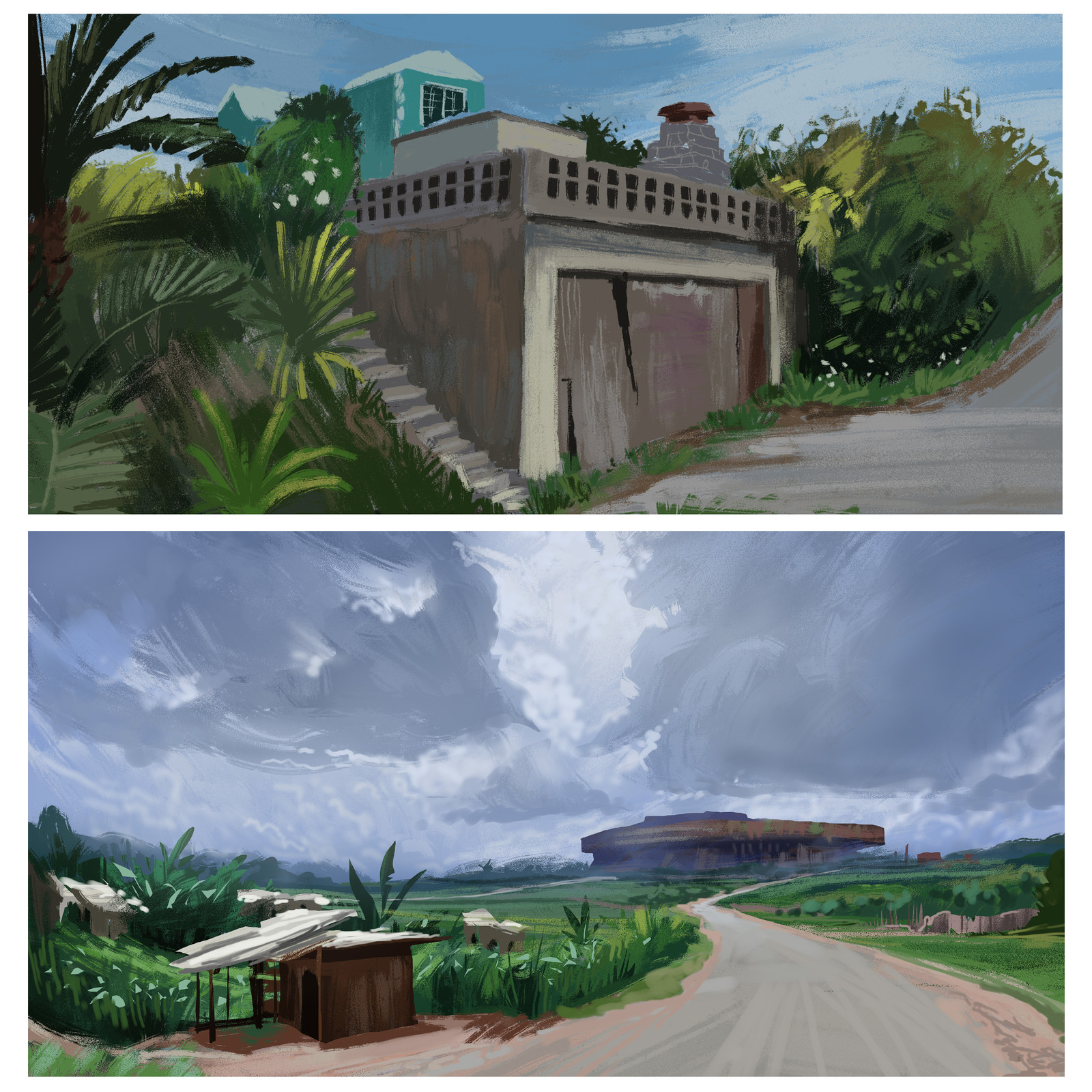 Cambodia, Uganda